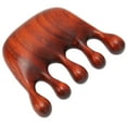 thumbnail image 2 of Peine de madera peine para masaje del cuero cabelludo masajeador corporal para cabeza cuello hombros manos masaje de manos y pies palo de madera cuidado relajante de la ANGGREK Otros, 2 of 8