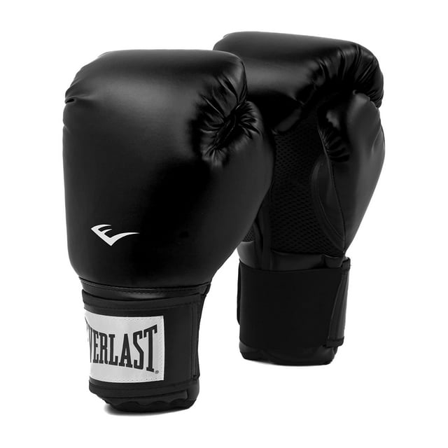 Everlast Pro Style Boxing Gloves – Premium Synthetic Leather, Breathable, Hook & Loop Closure, Odour-Fighting – Adult Size,