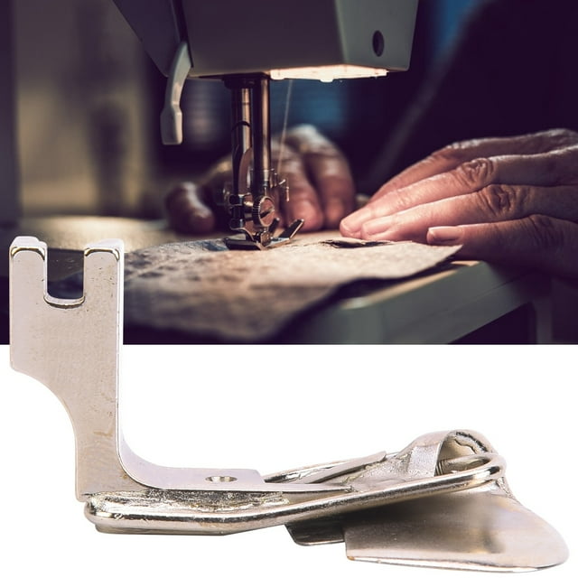 Pied Presseur, Pied d'Ourlet Roulé, Accessoires de Machine à Coudre pour Machine à Coudre Monobrochette Pied Triple Ourleur Machine à Coudre Domestique 3/16