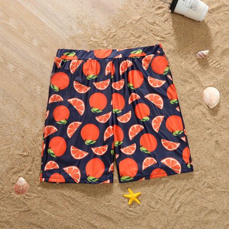 

dmqupv Plaid Christmas Pajamas for Family Swim Edge Ruffles Parent-child Bikini Fruit New Year s Pajamas for The Whole Family Orange Medium