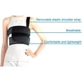 thumbnail image 2 of Broken Rib Brace, Rib and Chest Binder Belt for Men and Women, Rib Cage Protector Wrap Rib Belt for Sore or Bruised Ribs Support, Broken Sternum, Dislocated Ribs Protection, Pulled Muscle Pain, 2 of 5
