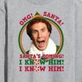 thumbnail image 3 of ELF - Omg Santa I Know Him - Men's Long Sleeve T-Shirt, 3 of 4