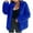 Blue womens coat, variant on Usmixi Womens Winter Faux Fur Jacket Plush Coat for Women Long Sleeve Soft Fluffy Fleece Sherpa Jacket Casual Solid Open Zipper Plus Size Fuzzy Furry Outwear 2025 Faux Fur Jacket