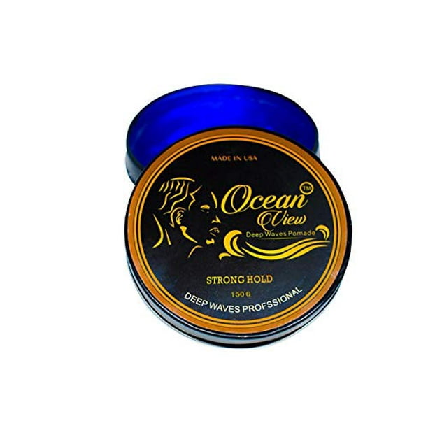 Ocean View Deep Waves Pomade- Water-Based Hair Cream for 360 Wave Training and Wolfing- Silky Smooth Application and Styling, Strong Hold, Easy Wash- ...