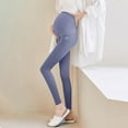 thumbnail image 6 of Women's Maternity Legging Over The Belly Pregnancy Yoga Pants High Waisted Workout Activewear Work Pants, 6 of 6