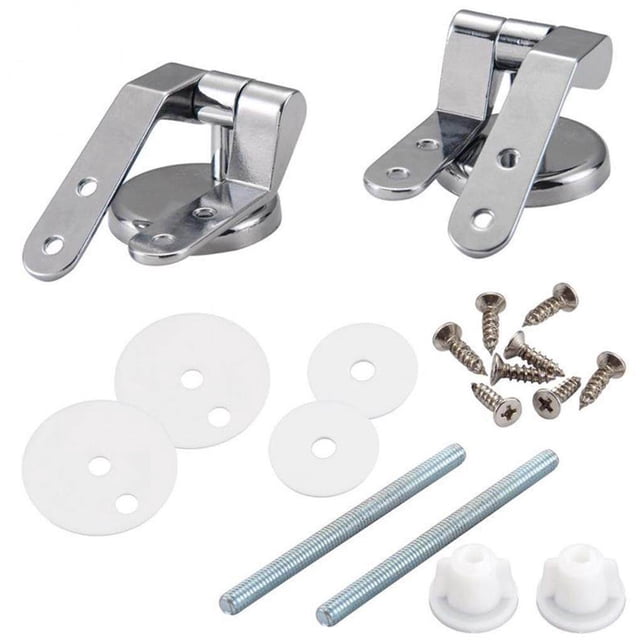 Matsuzay Asientos de inodoro Bisagras Bisagra de aleación de zinc Cubierta de inodoro universal Tapa Fijaciones de asiento con tornillos Juegos de accesorios de baño Matsuzay HA020920-00