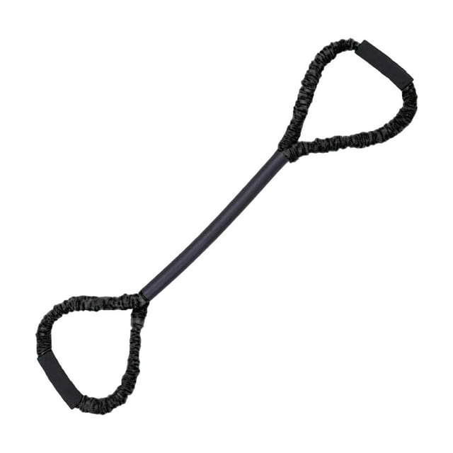 Bandas de resistencia para boxeo con asas, cuerdas para entrenamiento de velocidad de golpeo y ejercicios. Negro 35 libras