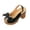 Black_005, variant on Domuza Wedge Sandals for Women Summer Dressy Open Toe Ankle Strap Slingback Chunky Block High Heeled Platform Sandal 2026 Summer Dress Pump Shoes White 7.5(EU-39)