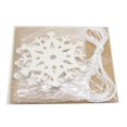 thumbnail image 3 of Cadena de copos de nieve de papel de perlas 3D Adornos navideños MABOTO Cadena de copo de nieve, 3 of 7