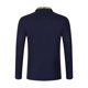 thumbnail image 4 of Blusas y camisas de manga larga con cuello redondo para hombre, blusa holgada de color liso con botones y cuello redondo, blusa de manga larga con cuello redondo para hombre, 4 of 8