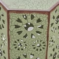 thumbnail image 3 of Noble House Vania Iron Hexagonal Side Table, Green, 3 of 6