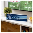 thumbnail image 4 of Tampa Bay Rays 5" x 18" Shadow Logo Wood Mantle Sign, 4 of 4