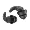 

HZEWLS 2pcs Waterproof Sleep Ear Plugs Portable Soft Noise Reduction Swimming Earplugs (Black)