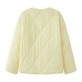 thumbnail image 4 of Soki Veste Bomber à Manches Longues Raglan Matelassée à Fermeture Éclair pour Femmes, 4 of 9
