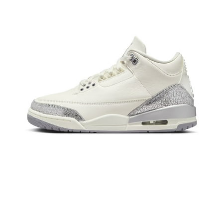 Women's Jordan 3 Retro Sail/Cement Grey (CK9246 100) - 12