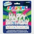 thumbnail image 1 of Flashing Happy Birthday Cake Topper Decoration, 1 of 2