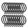 thumbnail image 3 of ORDDIART 24pcs Curtain Clip Rings Iron Circular Ring for Bathroom Decoration, 3 of 8