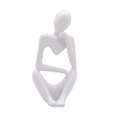 thumbnail image 1 of AMERTEER Resin Thinker Style Abstract Sculptures Statue Collectible Figurines Modern Home Office Bookshelf Desktop Decor, 1 of 2