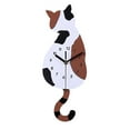 thumbnail image 4 of veasfak Cat Wall Clock, Birdhouse Minimalist Modern Design Clock Pendulum Silent, 170x420mm, 4 of 9