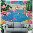 thumbnail image 4 of Orinice Tapestry Living Room Tapestry Flamingos and Swimming Pools Bedroom Wall Decoration Fashion Decoration Tapestry Aesthetic, 4 of 6