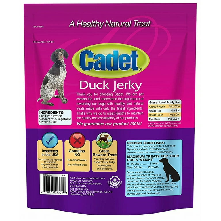 Cadet Gourmet Duck Jerky for Dogs C01304 6