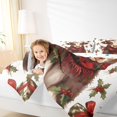 thumbnail image 5 of Homewish Highland Cattle Teen Twin Comforter Set, Christmas Flower Plant Bedding, 2pcs, 5 of 9