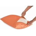 thumbnail image 6 of Parkdale Set of 2 Ultra Soft Microfiber Zippered Pillow Cases (Standard, Coral), 6 of 7