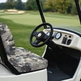 thumbnail image 3 of Garronmavis Camouflage Print Golf Cart Seat Cover Replacement Universal Soft Split Backrest Front Seat Cover Interior Accessiores Smooth and Simple Fit All Golf Cart Brand, 3 of 6