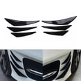 thumbnail image 2 of 6pcs Universal Gloss Black Car/Auto Front Bumper Fins Spoiler Canards Refit, 2 of 10