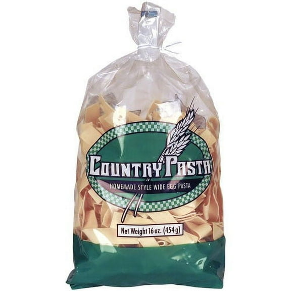 Country Pasta Homemade Style Wide Egg Pasta (Pack of 8)