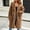 Brown#3, variant on LEAVINGSUO Cozy Women's Fluffy Coat Perfect for Winter,Womens Ladies Warm Faux Furry Long Coat Jacket Winter Solid Turn Down Collar Outerwear Brown L