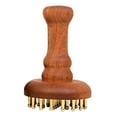 thumbnail image 4 of Cepillo de masaje corporal de madera Gua Sha de 29 dientes de latón, regalo para el hogar, cuidado personal para adultos, herramienta manual de, 4 of 9