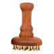 thumbnail image 4 of Cepillo de masaje corporal de madera de mano con 29 dientes de latón, herramienta de meridianos para salón de belleza, para adultos, viajes, familia,, 4 of 8
