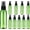 Green Black, variant on 10Pack Spray Bottles, 2Oz/60ML Reusable Clear Empty Mist Plastic Mini Travel Bottle Set,Small Refillable Liquid Containers for Household Use, Essential Oil, Cleaning (Transparent)