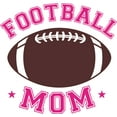 thumbnail image 1 of Football Mom Custom Name Vinyl Wall Decal for Home - Mother Field Goal Ball Sports Cute Wall Décor Bedroom Living Room Entry - Personalized Text Removable High Tact - Size: 30 In x 30 In, 1 of 3