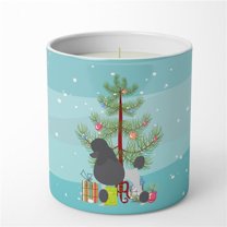 Carolines Treasures BB2957CDL 3.75 x 3.25 in. Unisex Poodle Merry Christmas Tree 10 oz Decorative Soy Candle