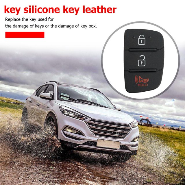 3 botones Flip Remote Car Key Shell Pad reemplazo para Hyundai (tipo 2)