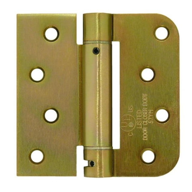 Deltana DSH4R5TT4 4 x 4 x 0.62 in. Charnière à Ressort Référence Steel-US4