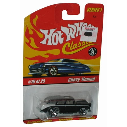 Hot Wheels Classics Series 1 (2004) Blue Chevy Nomad Toy Car 16/25