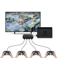 thumbnail image 3 of Adaptador de controlador GC 3 en 1 para Nintendo Switch, Wii U y PC. Convertidor de 4 puertos para controlador GameCube., 3 of 5