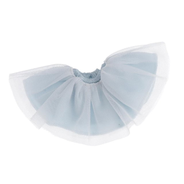 Trajes de ropa de vestir Baoblaze Bricolaje para muñecas Reemplazos de Bricolaje azul