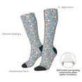 thumbnail image 6 of Fotbe Abstract leaves fox print Women's Men's Novelty Crew Socks Cotton Socks Knee High Socks for Walking,Running,Nurses,Pregnancy, 6 of 8