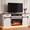 White&59inch, variant on HiJob Fireplace TV Stand for 75″ TVs with 23″ Electric Fireplace, Holds up to 260 lbs, LED Fireplace Entertainment Center TV Console with Large Storage Cabinet for Living Room