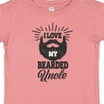 thumbnail image 4 of Inktastic I Love My Bearded Uncle Boys or Girls Baby T-Shirt, 4 of 5