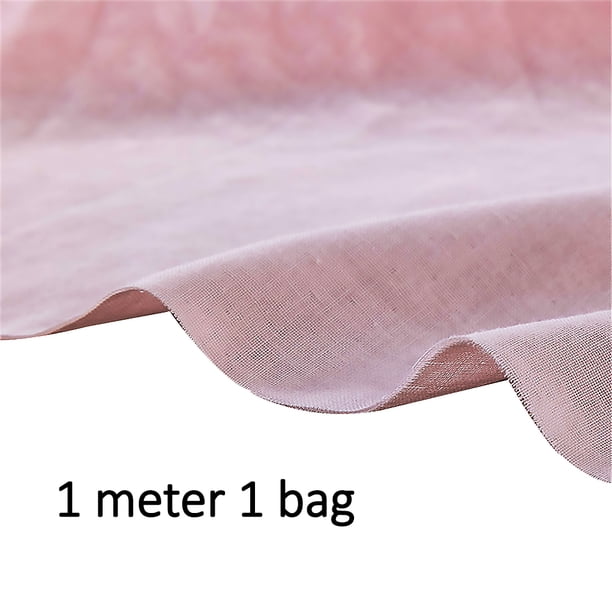 Tela de gasa de algodón para coser, tela de gasa de algodón de doble capa, servilleta de bebé, baberos, tela de bricolaje, rosa Scienceny HA6331-03B