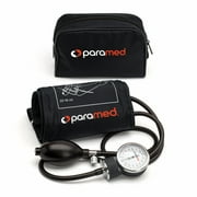 ParaMed Sphygmomanometer, Upper Arm Manual Blood Pressure Cuff 8.7 - 16.5", Stethoscope Not Included