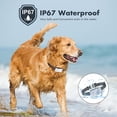 thumbnail image 5 of NBJU Collar de corteza para perros, collar de entrenamiento antiladridos recargable con 7 vibraciones de sensibilidad e intensidad ajustables para perros pequeños, medianos y grandes (blanco), 5 of 5