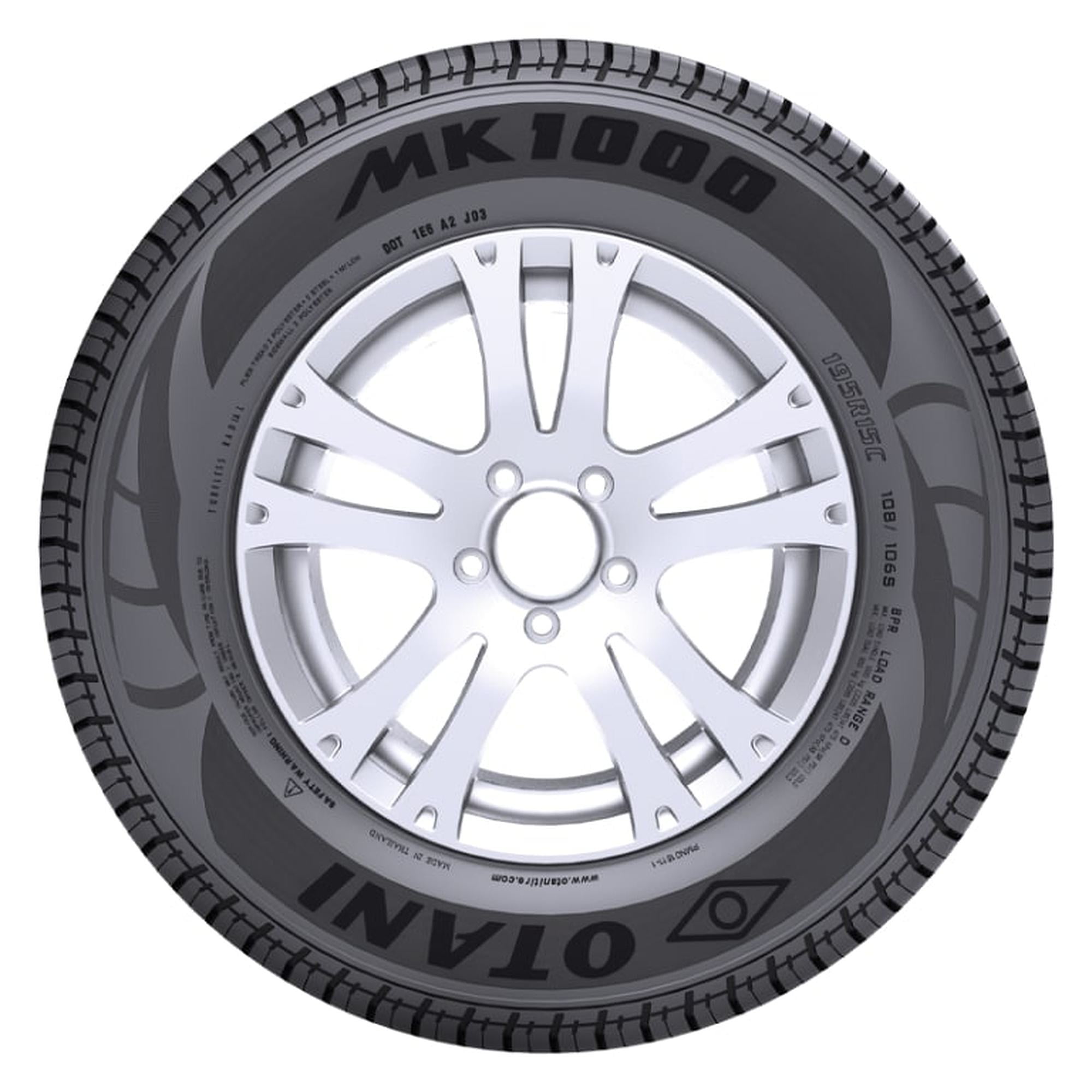 Otani MK1000 All Season 195R15C 108/106S D Light Truck Tire