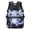 Blue Axolotl Print, variant on Cute Mermaid Print Kids Backpack for Ages 6-14 Large Capacity Breathable Adjustable Padded Straps 17 Inch Elementary Middle School Bookbag for Boys Girls Back to School