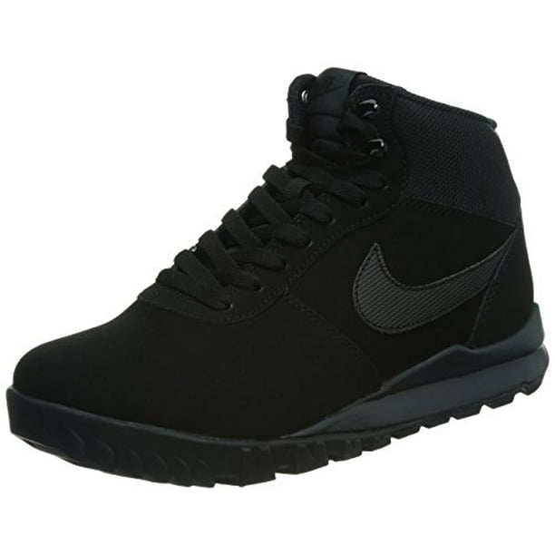 Nike Men's Hoodland Suede Black/Black/Anthracite Boot - Walmart.com